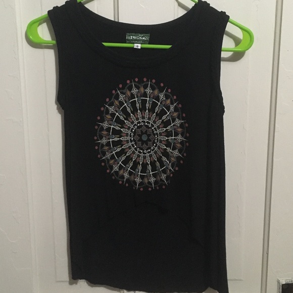 Flying High Mandala Braided Crop Tank Top - Picture 2 of 5